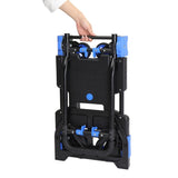 150kg 2-in-1 luggage trolley blue 18400757