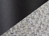 Queen Size Headboard in Black Metal and Cream Fabric B202P223757