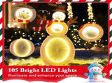 Christmas Decoration Lighted Snowman with LED Lights and Metal Stand 86803045