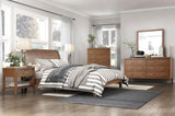 Transitional Bedroom Furniture 1pc Dresser of 6x Drawers Light Brown Finish Wooden B011P286828
