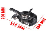 Front Right Steering Knuckle & Hub Bearing Assy Replacement for Honda Civic 2012 L4 1.5 1.8L 02416906