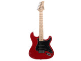 GST Stylish Electric Guitar Kit with Black Pickguard Red 12323602