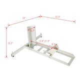 1800 Lb. Capacity Motorcycle Stand/Wheel Chock,adjustable heavy duty with 4 sets tie down W46542402