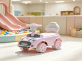 Foot-to-Floor Sliding Car for 18-36 Months, Pink Toddler Ride-On Toy with Horn & Anti-Over-Backwards 27885106