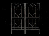 4 Pack Metal Garden Trellis 71" x 17.7" Rustproof Trellis for Climbing Plants Outdoor Flower Support W1586P147459