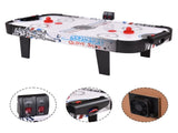 42" Indoor Air Hockey Game Table, Easy Assembly & Clean, LED/Manual Scorer Stable Construction 82861232