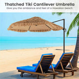 9.5ft Tropical-Style Outdoor Umbrella - 2-Tier Vented, Sun Protection, 36172303
