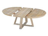 5-Piece Retro Functional Set, Round Table with a 16"W Leaf and 4 Upholstered Chairs for 95277945