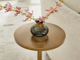 Morven Antique Brass Adjustable Height Accent Table B050P364440