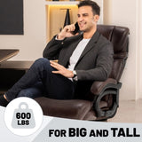 600LBS Big and Tall Office Chair for Heavy People, Extra Wide Seat and Adjustable Lumbar, Heavy Duty T3697P363487