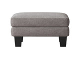 Fabric Ottoman Light Grey W109741864