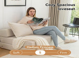 Foldable Sofa Bed Sleeper Lounge Chair with Pillow Floor Mattress Floor Couch with Backrest for W1170P314885