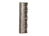8-layer adjustable shelf ultra-thin bookshelf with a wavy border design, which is more aesthetically W487P339354