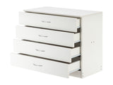 Modern Simple 4-Drawer Dresser White 52846176