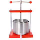 Fruit Wine Manual Press - 0.53 Gallon Stainless Steel Barrels Press Machine for Juice, 82467824