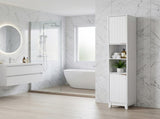 White particleboard with melamine veneer and MDF grid vacuum forming, 30*28*170cm, two doors and two 25426604