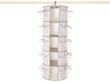Canvas Carousel Hanging Closet Organizer, 5-Tier/40-Pocket 82825967