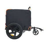 Foldable Pet Jogging Stroller Dog Carriers Bicycle Trailer Pet Dog Cat Bike Trailer Orange and Black W1364P214074