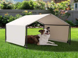 4*4*3.3FT Dog Tent for Large Creamy white 30312718