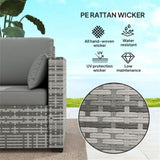 Rattan Three-Seat Sofa 93826478