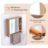 Bathroom Mirror Cabinet Wall Mounted,Medicine Cabinet,Over The Toilet Storage Cabinet with Shelves W3226P278933
