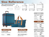 Hardshell Luggage Sets with Bags Lightweight Suitcase Double Spinner Wheels with TSA Lock ,Single N732P193484C