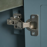 30" Vintage Bathroom Vanity with Rectangle Ceramic Sink, Bathroom Vanity Cabinet with Antique N817P245316B