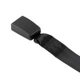 2pcs Seat Belt 3 Point Universal Retractable Safety Belt Black 49961010