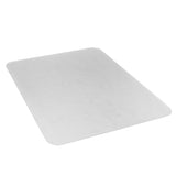 ZUN PVC Rectangle Floor Protection Mat Chair Mat with Nail Transparent 24469155