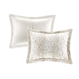 King 4PC Faux Fur Comforter Set B03597120