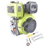 10HP 4Stroke Single-Cylinder Diesel Engine 418CC 6300W Recoil 3600RPM Air Cooled 79968758