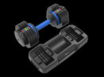 ZUN Adjustable Dumbbell - 55lb Single Dumbbell with Anti-Slip, Fast Adjust Weight by Turning 54473935