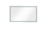 ZUN 60*36 LED Lighted Bathroom Wall Mounted Mirror with High Lumen+Anti-Fog Separately Control+Dimmer W92864287