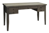 ZUN 54 inch Writing Desk, No Assembly Required, Barnwood Finish B108P160173