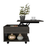Luanda Lift Top Coffee Table, Casters, One Shelf -Espresso B20091882