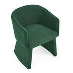 ZUN Modern style simple and elegant chair, green leisure chair, suitable for dining/bedroom/living W487P186356