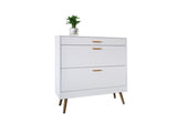 Shoe, 16 Pair Shoe Rack Storage Organizer with 2 Flip Drawers, White Entryway Shoe Storage 61976300