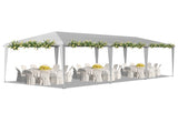 10x30ft Outdoor Pop Up Canopy, Portable Instant Canopy Tent for Outdoor Events Party Wedding 25570781