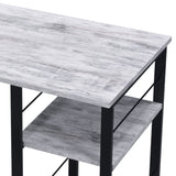 Vadna Antique White & Black Finish Writing Desk B2726P278581