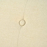 Mid-Century Modern Armchair - Tufted Fabric Accent Chair with Solid Wood Legs for Living Room, N767P257565B