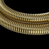 Dual Shower Head - 10 Inch Wall Mounted Square Shower System with Rough-in Valve,Gold W124381741