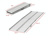 10 ft Heavy-Duty Folding Wheelchair Ramp, Portable Access Ramp for Home Steps, Doorways & Handicap 56796391