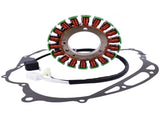 Stator And Gasket Fits for Yamaha V-STAR 1100 XVS1100 CLASSIC 2000-2009 JM3831ST176CK 07676132