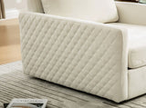 29.5''W Upholstered 360&deg Swivel Armchair with Hidden Storage, Comfy Diamond-Shape Tufted Armrests W3118P419157