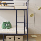 Twin Over Twin Bunk Bed for Kids Teens Adults, Heavy Duty Metal Bunk Bed with 84060545