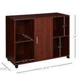 ZUN File Cabinet/ Storage cabinet-Brown （Prohibited by WalMart） 88264789