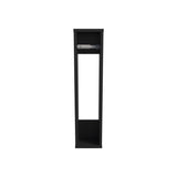 ZUN Supai Toilet Paper Holder in Melamine, Black B128P237159