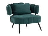 Decorative armchair with a spring seat cushion and slipcover, Chenille living room tub chair, W5188P462020