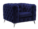 Atronia Blue Velvet Chair B2726P255740