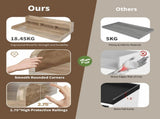 Washer Dryer Countertop with Non-slip Pads, Laundry Wood Shelf Topper with Edge, 54" Width x 27.5" W2641P442523